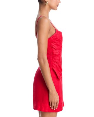 Flower Petal Mini Dress