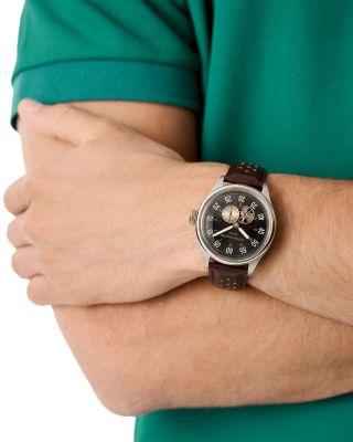 TS1 Automatic Leather Watch, 41mm