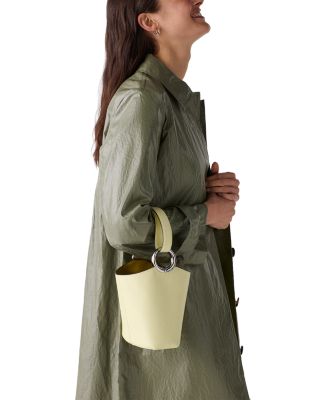 Halo Mini Leather Bucket Bag