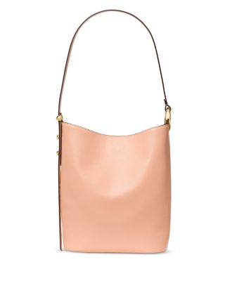 Halo Leather Bucket Bag