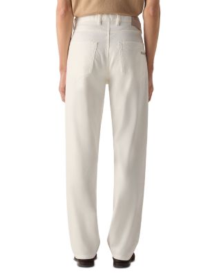 Slim Fit Stretch Cotton and Linen Roccia Jeans