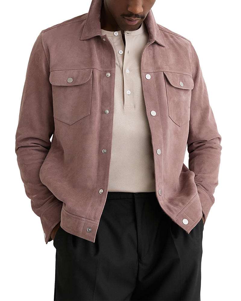 Reiss Sliken Regular Fit Soft Pink Jacket