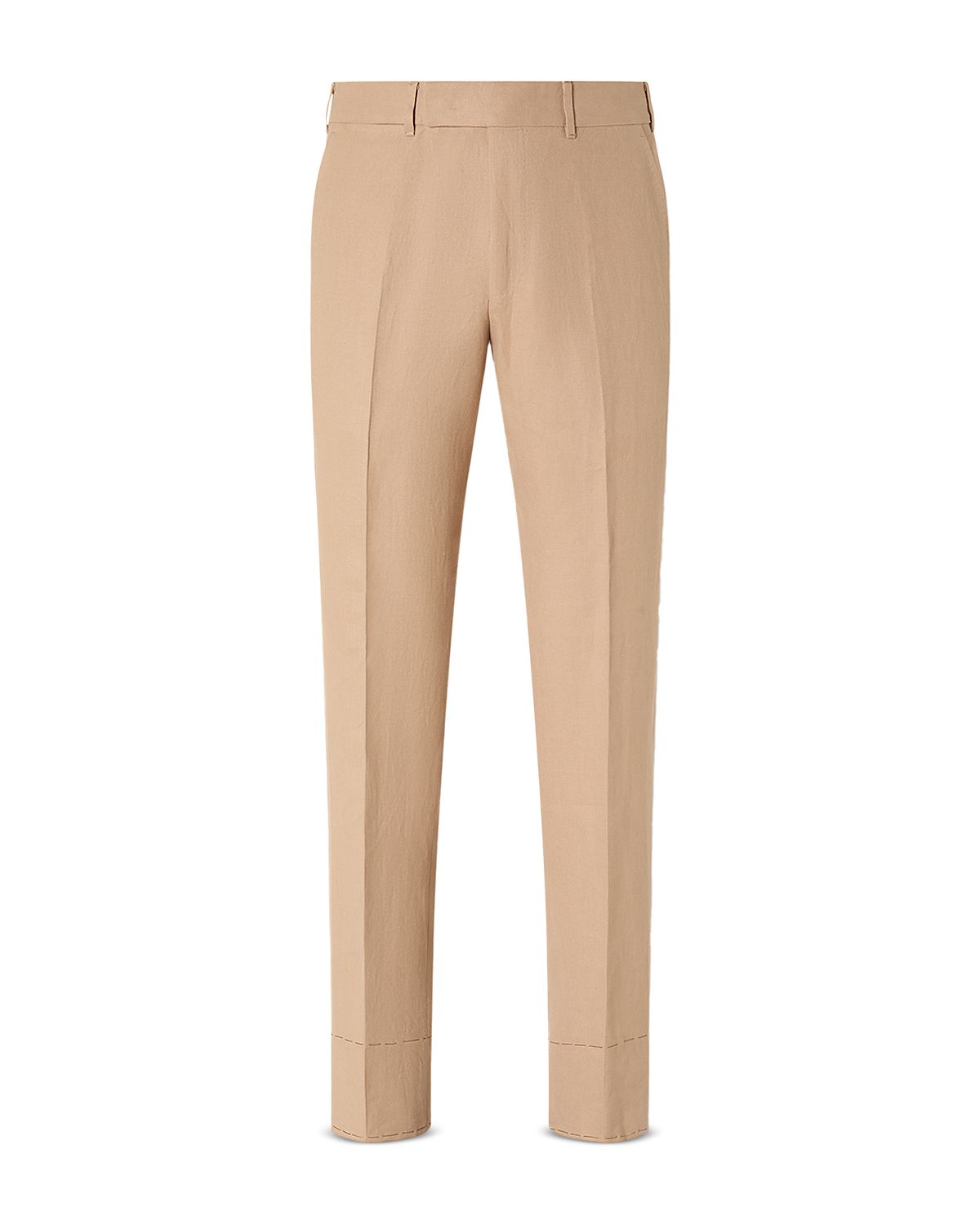 Zegna Slim Fit Oasi Lino Blue Flower Pants