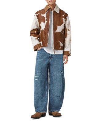 Barrel Slouch Jeans in Destroy Mid Indigo