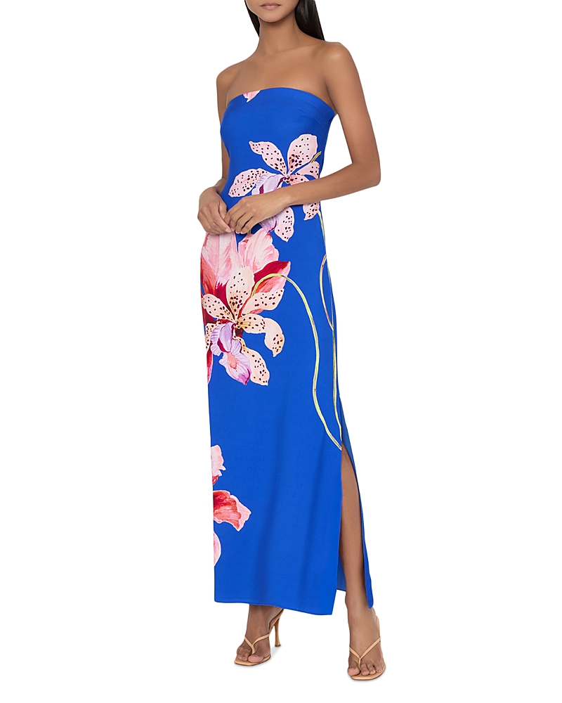 Milly Vera Satin Maxi Dress