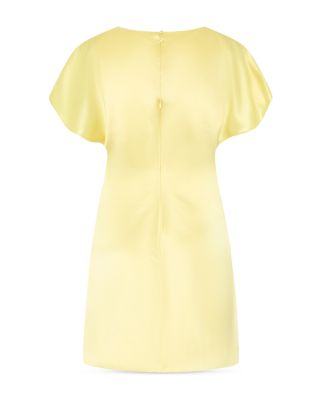 Kora Hammered Satin Mini Dress