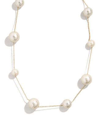 Match with Mama Imitation Pearl Necklace Set