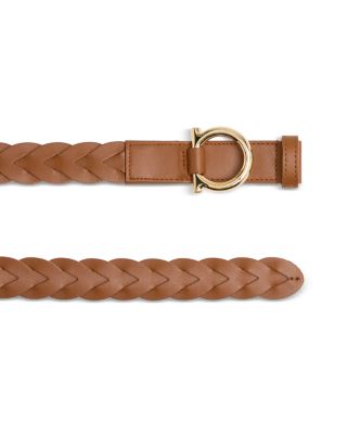 Women's Gancini Fixed Leather Belt