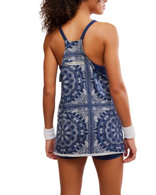 Hot Shot Mini Printed Romper Dress