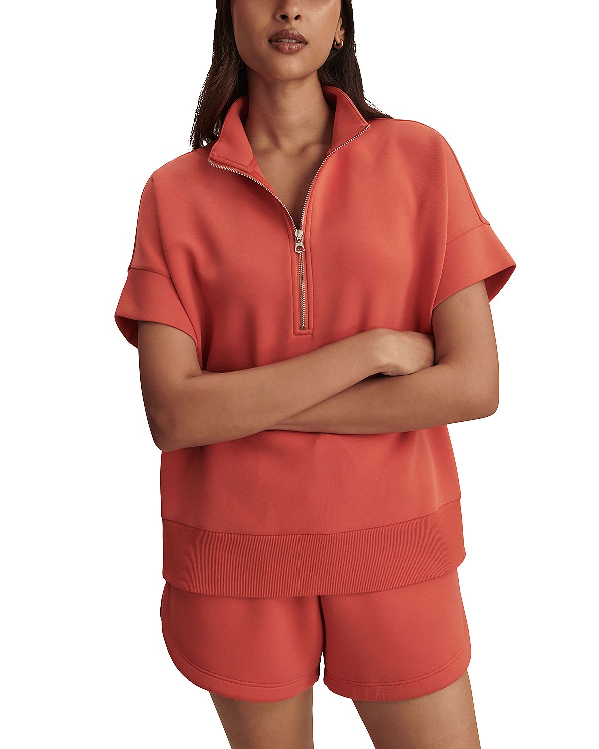 Varley Ritchie Short Sleeve Sweatshirt