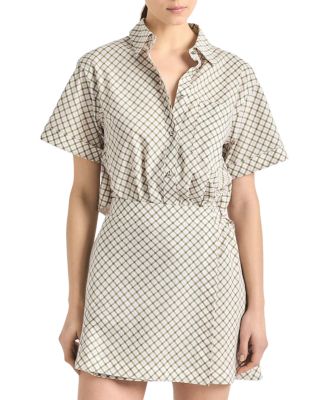 Delaney Mini Check Dress