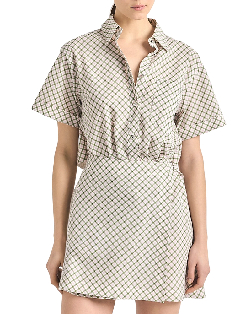 Derek Lam 10 Crosby Delaney Mini Check Dress