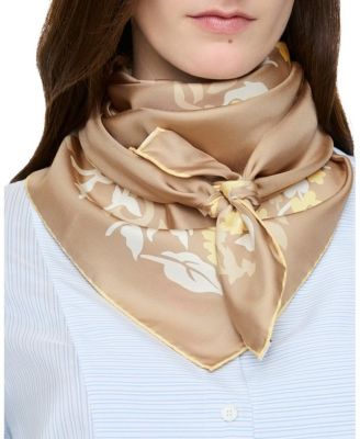  Floral EKD Silk Scarf