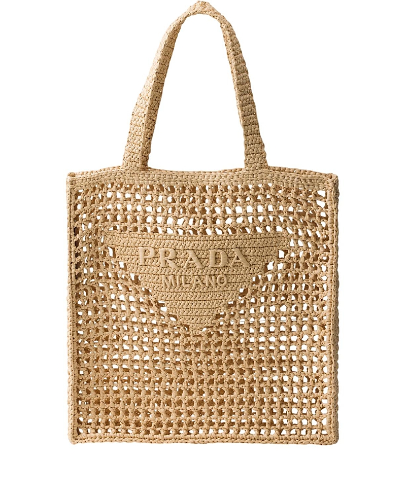 Prada Crochet Tote Bag · One Size
