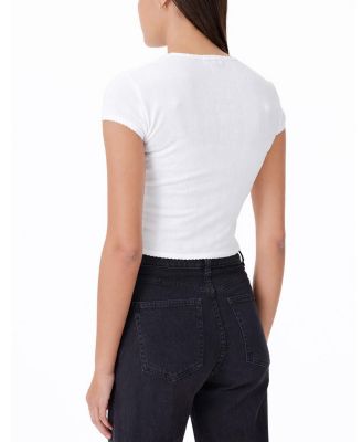 Pointelle Ellie Baby Tee