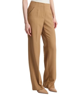  Della Crepe Straight Leg Pants