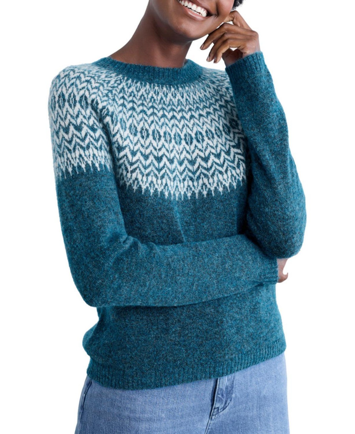 Spruce Frost Sweater Mohair