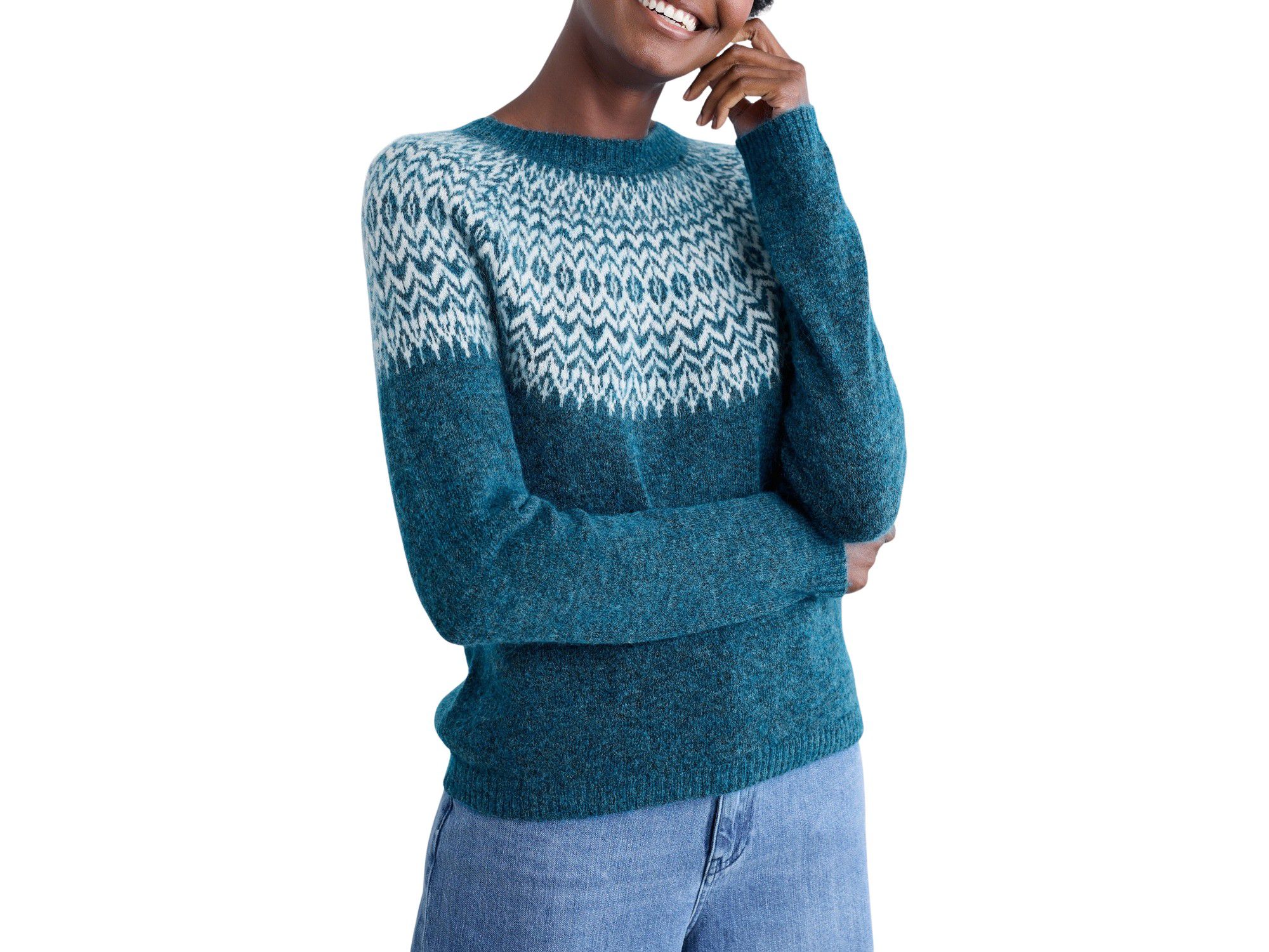 Women's Spruce Frost Sweater Mohair - Image 1