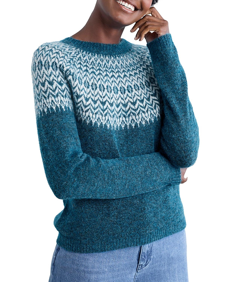 Seasalt Cornwall Women's Spruce Frost Sweater Mohair
