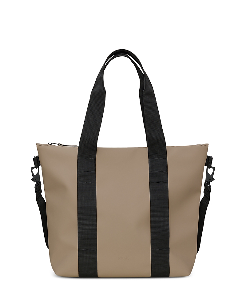 Rains Mini Faux Leather Tote Bag
