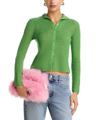 Tie Me Small Feather Top Handle Bag