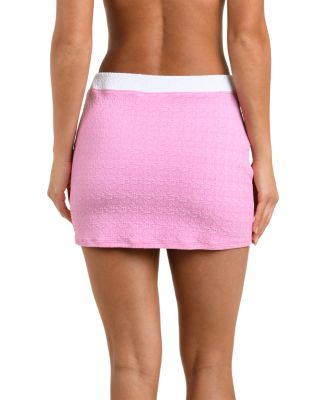 Adaline Color Blocked Swim Cover-Up Cardigan & Coco Color Blocked Skirt Cover-Up