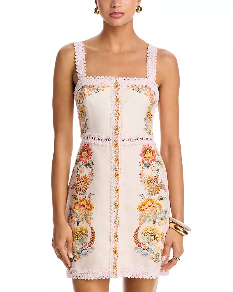 Farm Rio Ligia Square Neck Dress