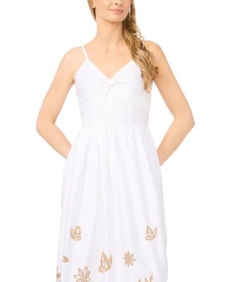 Spaghetti Strap Twist Bodice Dress