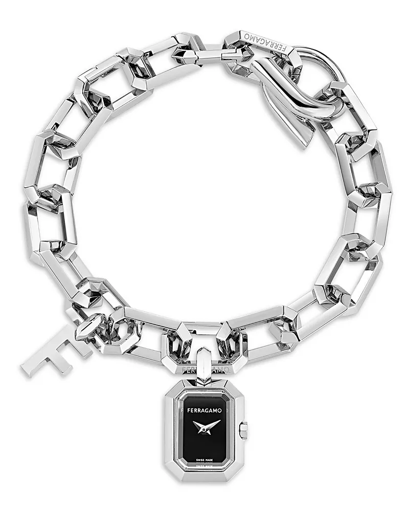 Ferragamo Charm Bracelet Watch, 16.6mm