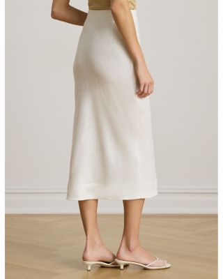 Linen Midi Pencil Skirt