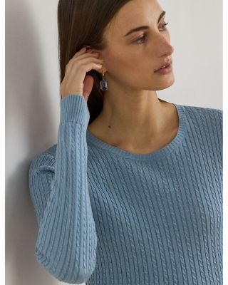 Mini Cable Crewneck Sweater