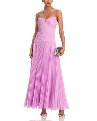 Saylor Pleated Gown