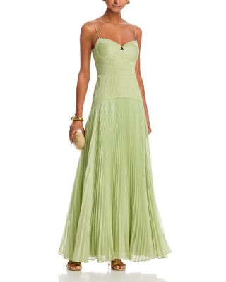 Saylor Pleated Gown