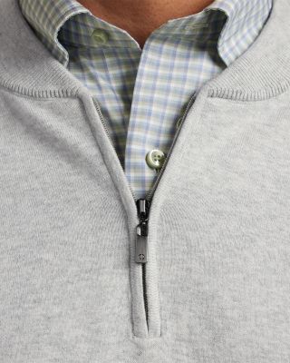 Skipper Cotton Silk Quarter Zip Sweater