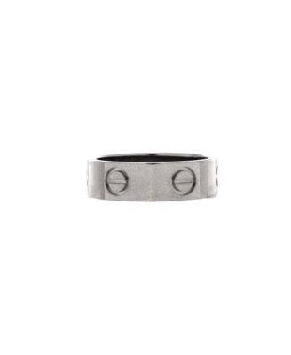 Love Band Ring 18K White Gold