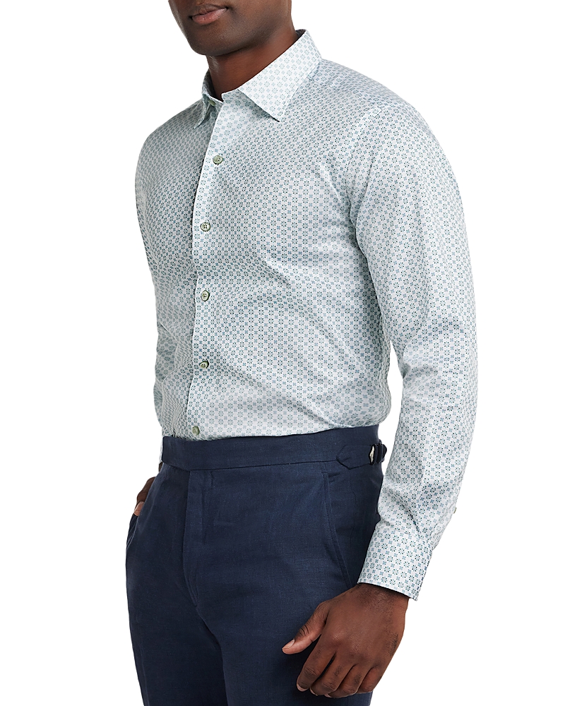 David Donahue Neat Print Shirt