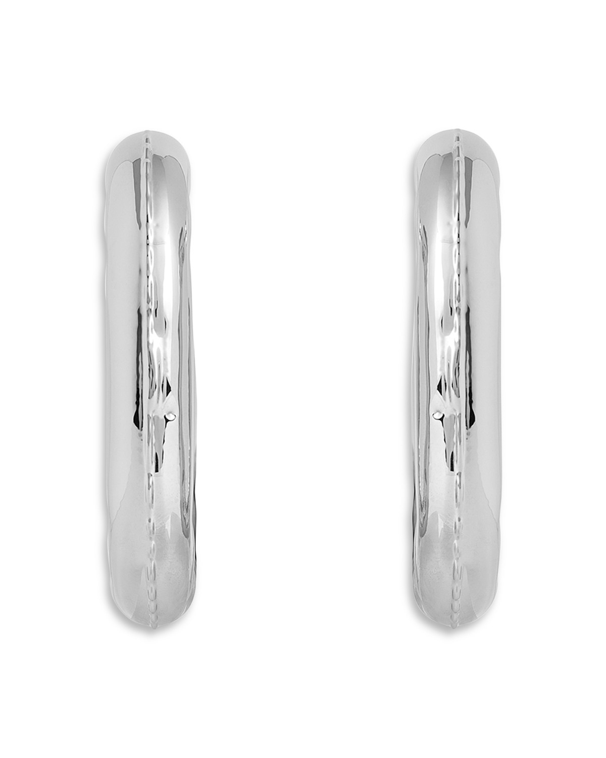 Rabanne Boucle D'Oreille Hoop Earrings in Silver