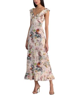 Gemma Ruffled Midi Dress