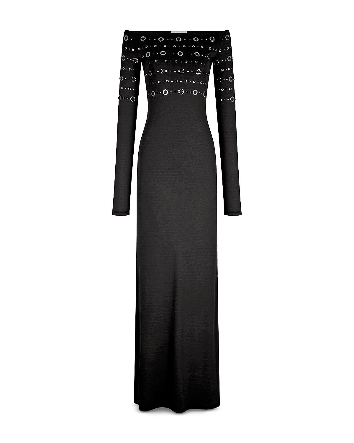Rabanne Off-the-Shoulder Maxi Dress