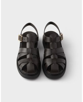  Women's Leather Fisherman's Sandals
