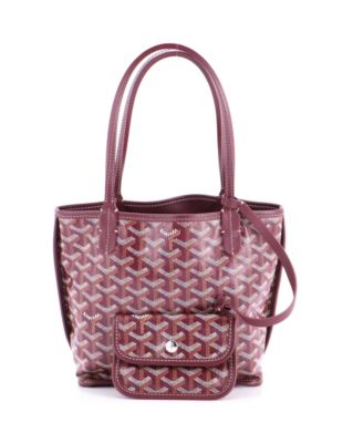 Mini Anjou Reversible Tote Coated Canvas