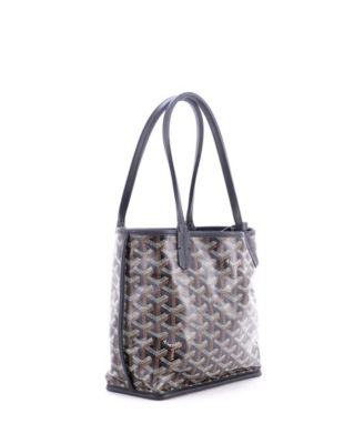 Mini Anjou Reversible Tote Coated Canvas