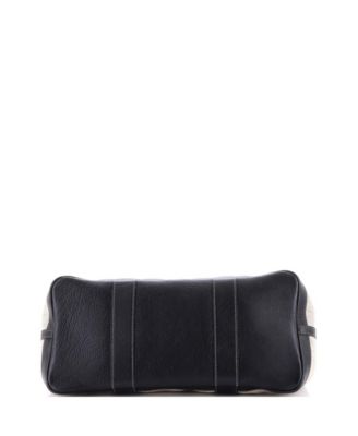 36 Garden Party Tote Toile and Leather