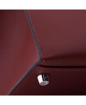 Kelly 32 Handbag Red Sombrero with Palladium Hardware