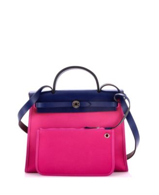 31 Herbag Zip Leather and Toile