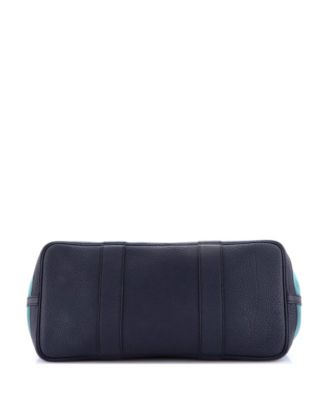 36 Garden Party Tote Toile and Leather