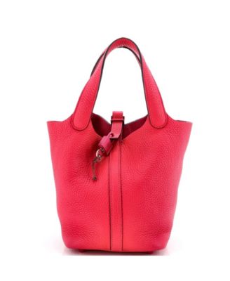 PM Monochrome Picotin Lock Bag Clemence