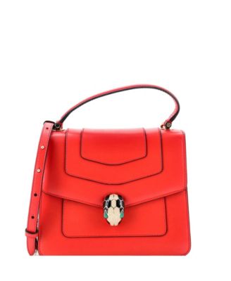 Small Serpenti Forever Top Handle Bag Leather