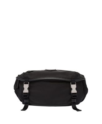 Re-Nylon and Saffiano Leather Shoulder Bag