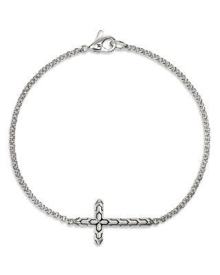 Sterling Silver JH Essentials Cross Chain Link Bracelet